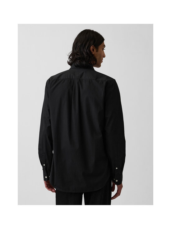 GAP - Poplin Basic Standard Fit krekls ar apkakli - TRUE BLACK V2 | Stockmann - photo 5