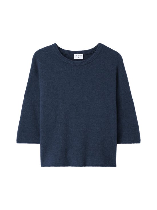 Filippa K - Wool Yak -neulepusero - 0330 NIGHT TEAL | Stockmann - photo 1