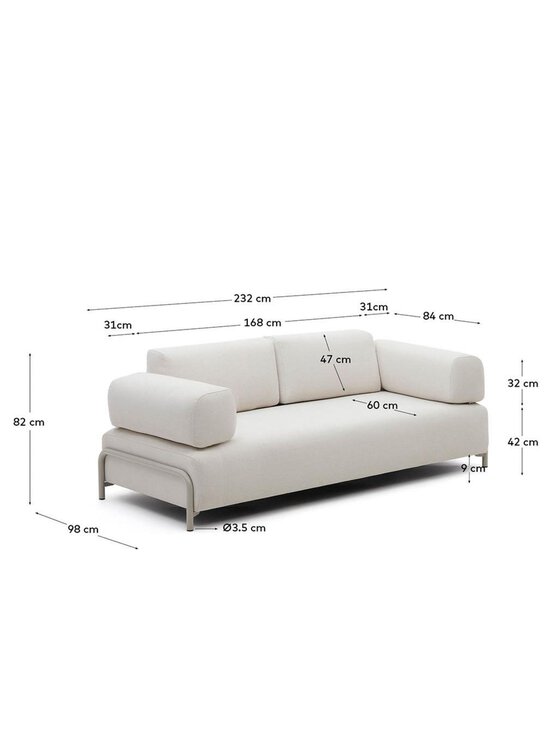Kave Home - Compo-sohva - BEIGE | Stockmann - photo 9