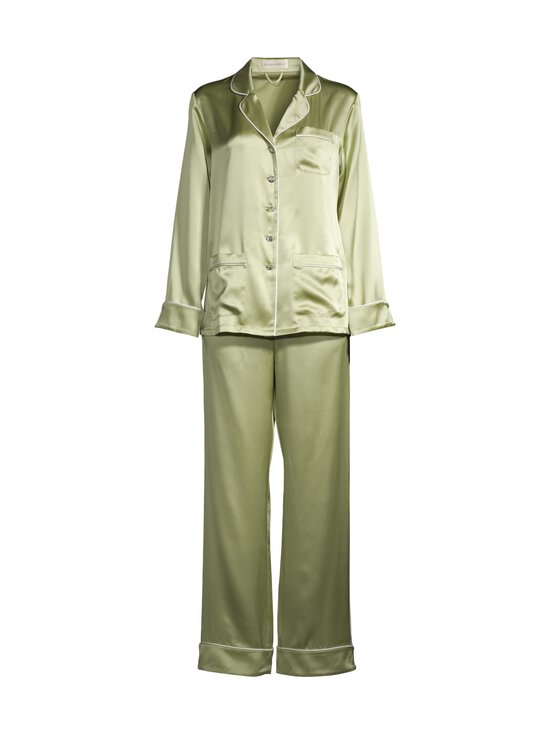 Olivia von Halle - Siidist pidžaama  Coco Swarovski kristallnööpidega - TOURMALINE | Stockmann - photo 1