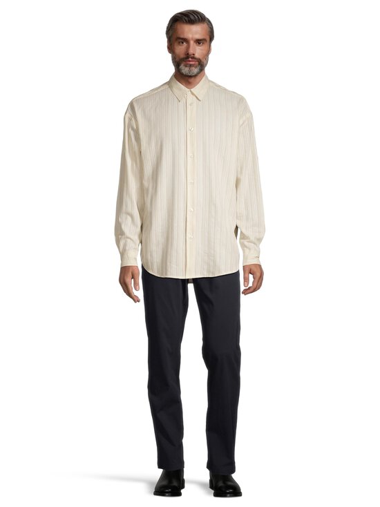 Samsoe Samsoe - Luan X -kauluspaita pellavalla - 140108TCX CASTLE WALL | Stockmann - photo 2