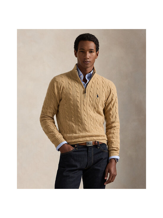 Polo Ralph Lauren - Villa-kašmiirisegust kampsun Cable Long Sleeve - 006 BROWN | Stockmann - photo 2