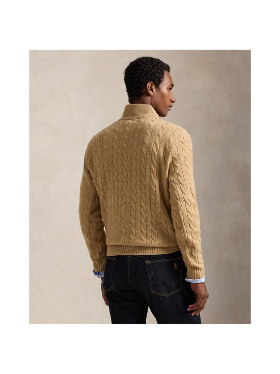 Polo Ralph Lauren - Villa-kašmiirisegust kampsun Cable Long Sleeve - 006 BROWN | Stockmann - photo 3