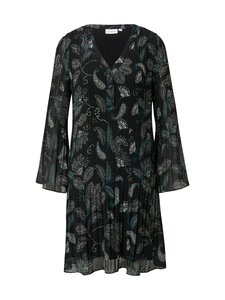 Comma - Blouse Dress Allover Print -mekko - 99A0 GREY/BLACK | Stockmann