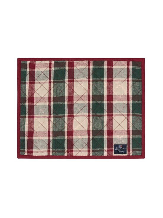 Lexington - Quilted Checked galda paliktnis 35 x 45cm - 8009-PL12 GREEN/RED/BEIGE - photo 1 Lexington - Quilted Checked galda paliktnis 35 x 45cm - 8009-PL12 GREEN/RED/BEIGE | Stockmann - photo 1