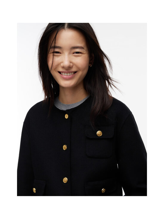 Tommy Hilfiger - Kunstkarusnahast kraega villane mantel - BDS BLACK | Stockmann - photo 5