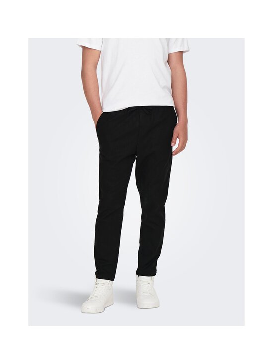 Only & Sons - Linasegust püksid OnsLinus Tapered - BLACK | Stockmann - photo 3