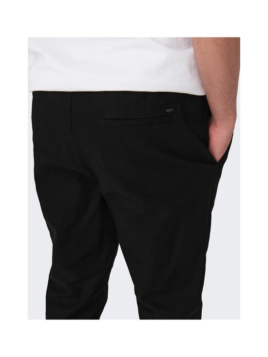Only & Sons - Linasegust püksid OnsLinus Tapered - BLACK | Stockmann - photo 5