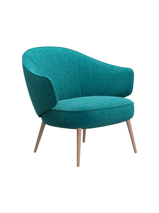 BoConcept - Charlotte-nojatuoli Napoli-kangas 2253 turkoosi/tammi - BLUE | Stockmann - photo 1