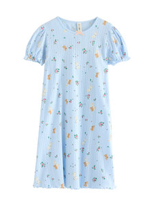 Lindex - Pointelle naktskrekls - 3619 BLUE | Stockmann