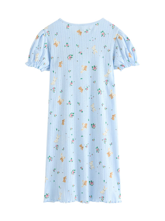Lindex - Pointelle naktskrekls - 3619 BLUE | Stockmann - photo 2