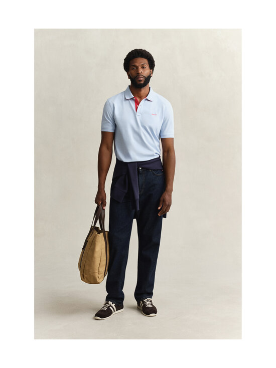 GANT - Regular Contrast -pikeepaita - 457 FRESH BLUE | Stockmann - photo 5