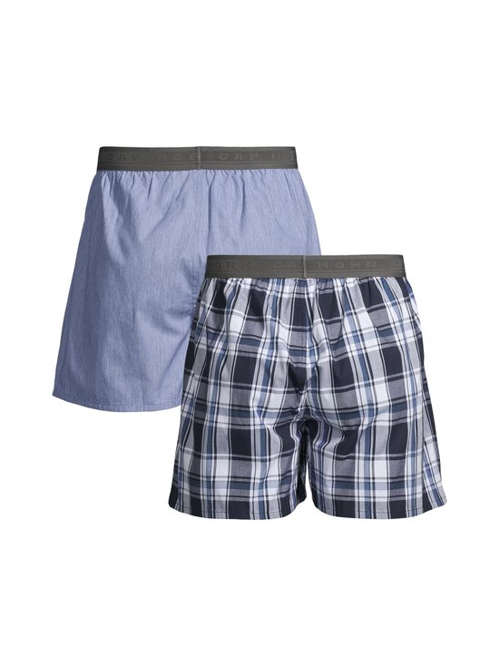 Cap Horn loungewear - Derek bokseršorti 2 iepak. - BLUE CHECK COMBO | Stockmann - photo 2