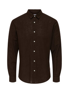 Only & Sons - OnsCaiden Life krekls ar apkakli - COFFEE BEAN | Stockmann