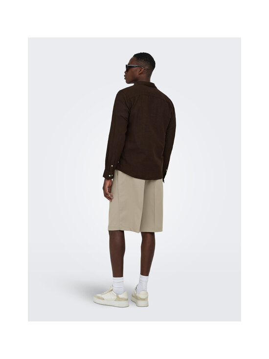 Only & Sons - OnsCaiden Life krekls ar apkakli - COFFEE BEAN | Stockmann - photo 6