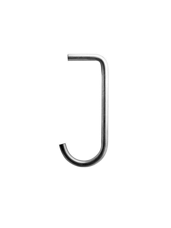 String Furniture - String-J-koukut metallihyllyyn 5 kpl ruostumaton teräs - GREY | Stockmann - photo 1