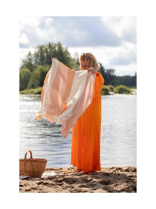 Lapuan Kankurit - Terva lina dvielis - 79 WHITE-RUST-ROSE | Stockmann - photo 4