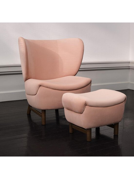 BoConcept - Catskills-nojatuoli Bologna-kangas 3262 vaaleanpunainen / tumma tammi - PINK | Stockmann - photo 8