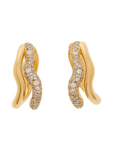 MISSOMA - Molten Snow Double Medium auskari - GOLD | Stockmann