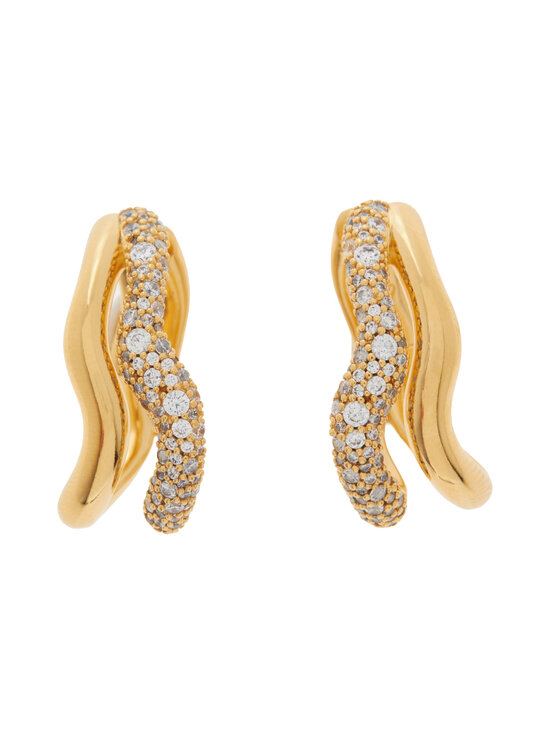 MISSOMA - Molten Snow Double Medium auskari - GOLD | Stockmann - photo 1