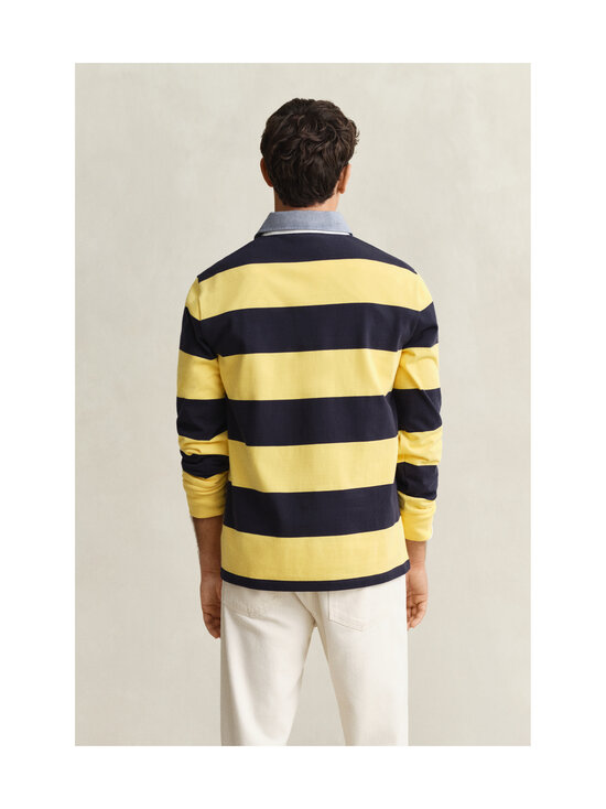 GANT - Regular Chambray Stripe Heavy Rugger polo džemperis - 714 BANANA YELLOW | Stockmann - photo 3