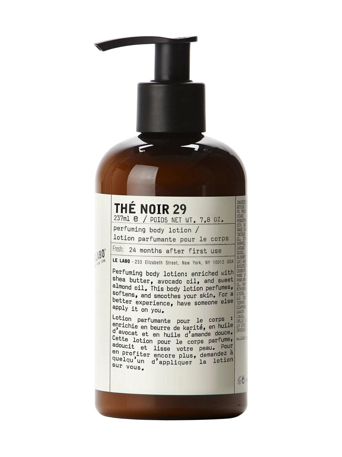 Thé Noir 29 Body Lotion -vartalovoide, 237ml