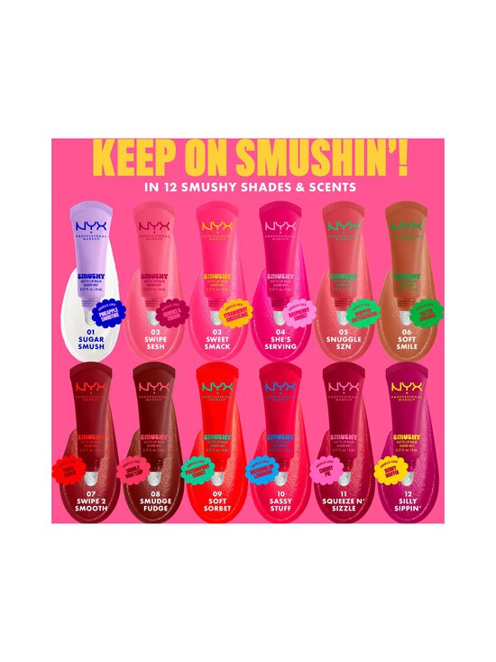 NYX Professional Makeup - Smushy Matte Lip Balm -huulivoide - 4 SHES SERVING | Stockmann - photo 10