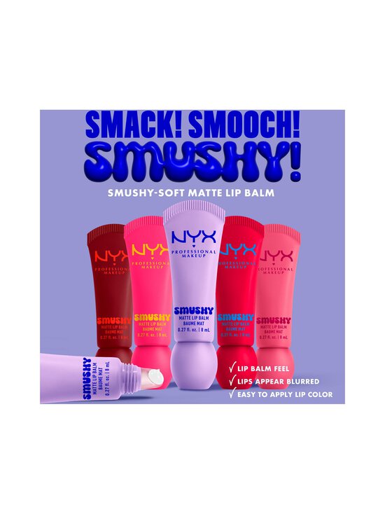 NYX Professional Makeup - Smushy Matte Lip Balm -huulivoide - 4 SHES SERVING | Stockmann - photo 4