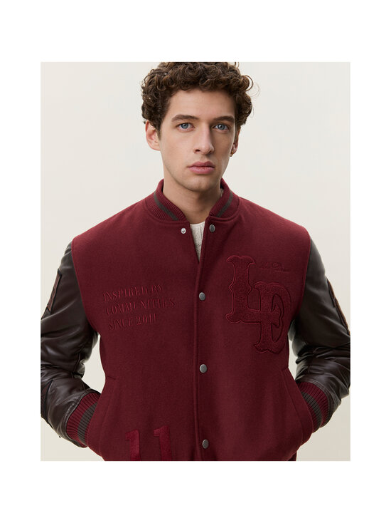 Les Deux - Varsity-takki - 654 CHOCOLATE TRUFFLE RED | Stockmann - photo 9