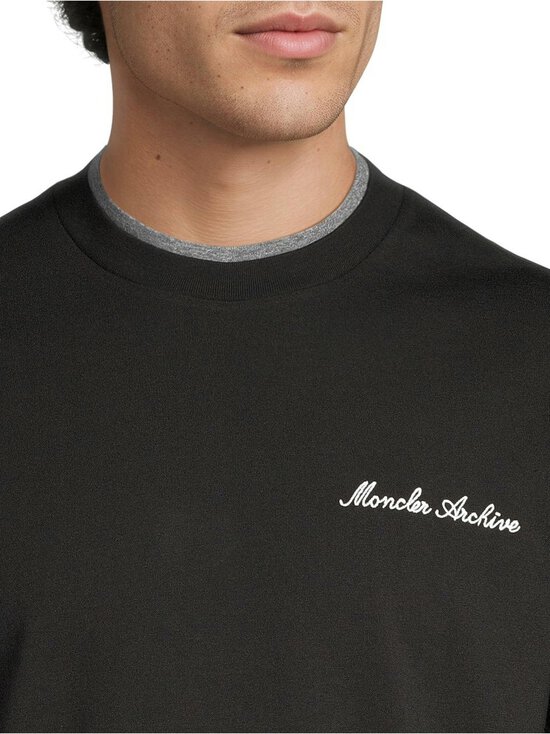 Moncler - Logo Archive t-paita - 999 BLACK | Stockmann - photo 5