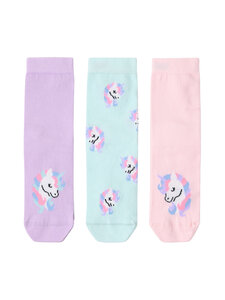 Lindex - Zeķes 3 iepak. - 6666 PINK | Stockmann
