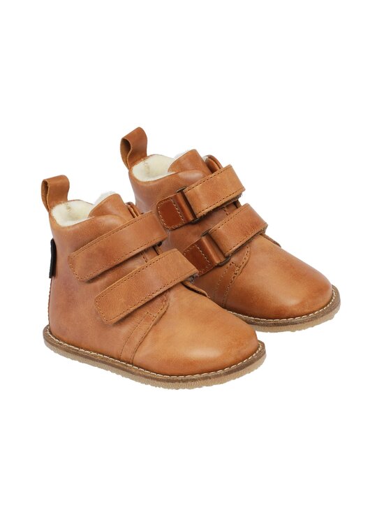Orla Velcro TEX Barefoot shoe with wool lining -nahkakengät