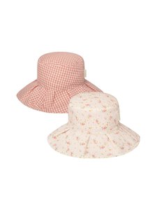 Rockahula - Tiny Blossom Pleated Reversible Sun divpusējā cepure, 3-6 gadiem - PINK | Stockmann