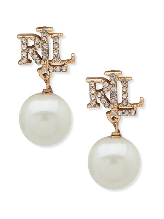 Lauren Ralph Lauren - Gold & Crystal Logo Pearl Drop -korvakorut - GLD GOLD - photo 1 Lauren Ralph Lauren - Gold & Crystal Logo Pearl Drop -korvakorut - GLD GOLD | Stockmann - photo 1