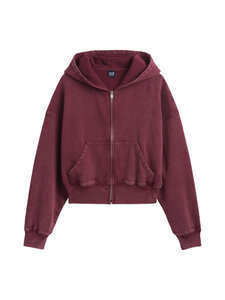 GAP - New Abbrev jaka ar kapuci un rāvējslēdzēju - BURGUNDY 509 | Stockmann