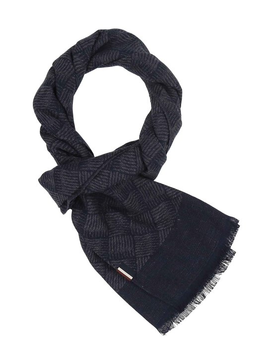 Bugatti - Jacquard Squares -huivi 47 x 190 cm - 580 DENIM | Stockmann - photo 2