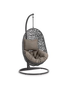 Kave Home - Florina-riipputuoli telineellä tummanharmaa / tummanharmaa - GREY | Stockmann