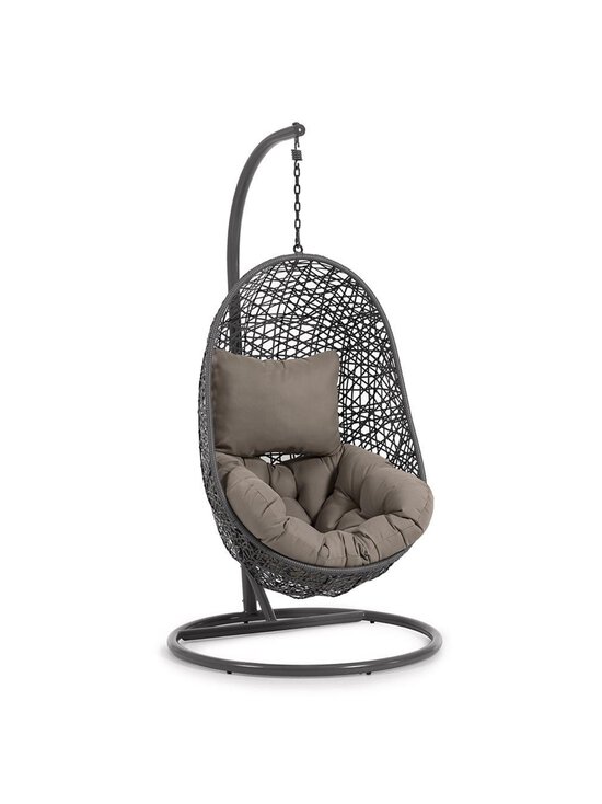 Kave Home - Florina-riipputuoli telineellä tummanharmaa / tummanharmaa - GREY | Stockmann - photo 1