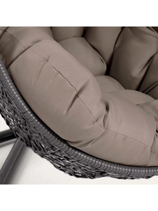 Kave Home - Florina-riipputuoli telineellä tummanharmaa / tummanharmaa - GREY | Stockmann - photo 3
