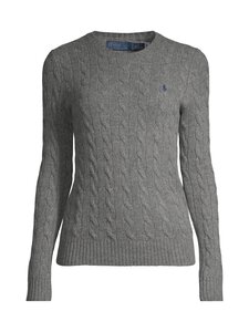 Polo Ralph Lauren - Julianna-palmikkoneule - FLANNEL GREY HEATHER | Stockmann