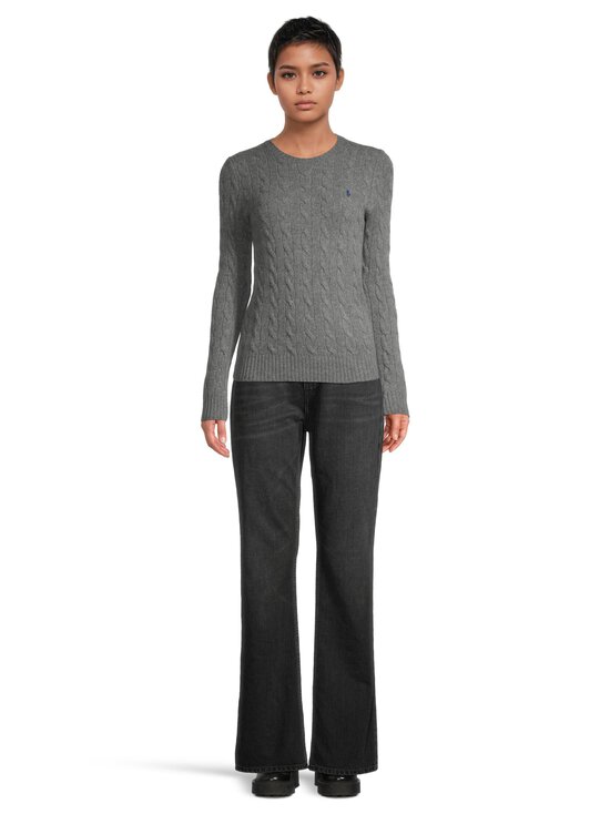 Polo Ralph Lauren - Julianna-palmikkoneule - FLANNEL GREY HEATHER - photo 2 Polo Ralph Lauren - Julianna-palmikkoneule - FLANNEL GREY HEATHER | Stockmann - photo 2