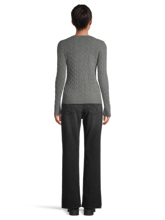 Polo Ralph Lauren - Julianna-palmikkoneule - FLANNEL GREY HEATHER - photo 3 Polo Ralph Lauren - Julianna-palmikkoneule - FLANNEL GREY HEATHER | Stockmann - photo 3