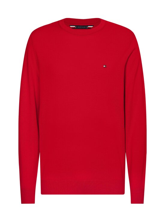 Organic Cotton Blend Crew Neck -neule