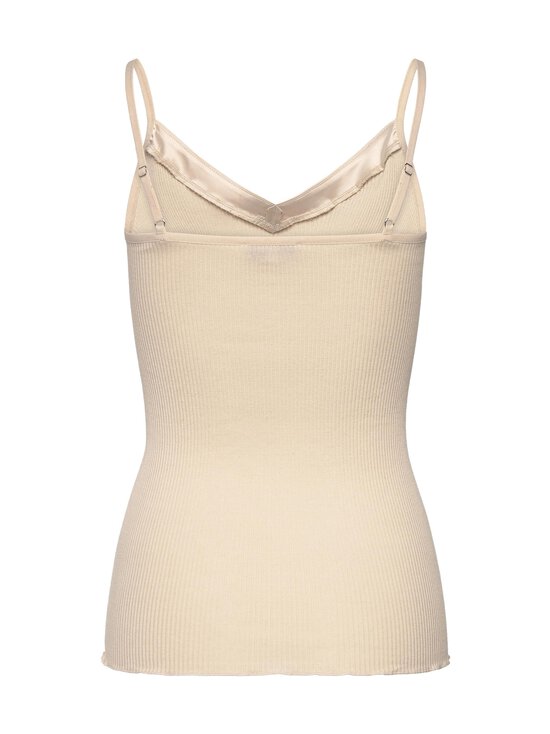 Rosemunde - RWBeatha Satin zīda-kokvilnas tops - 007 BEIGE | Stockmann - photo 2