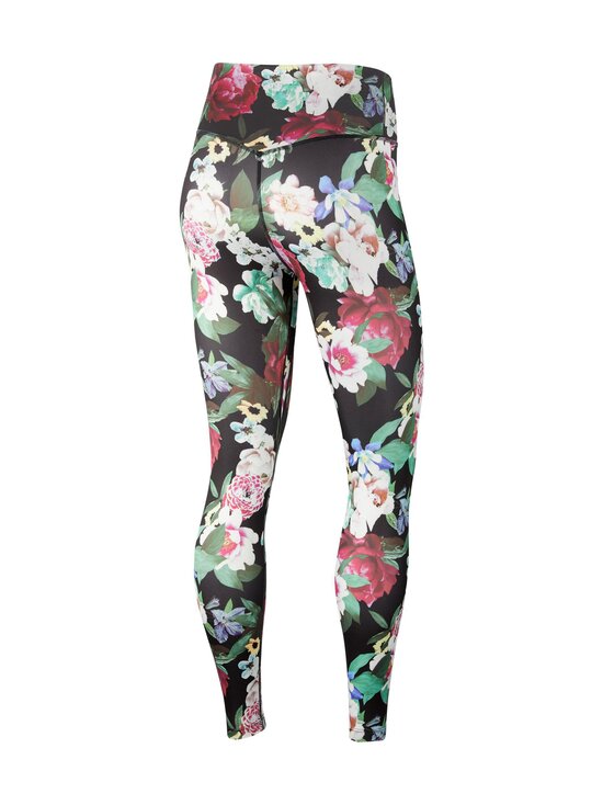 nike the one metallic floral leggings
