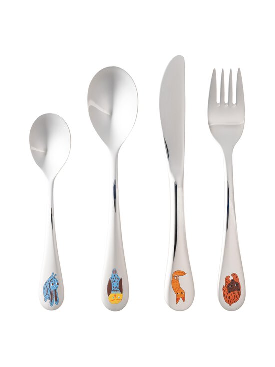 Arabia - Poppoo Ystävät -lasten aterimet 4 kpl - MULTICO MULTICOLOR | Stockmann - photo 1