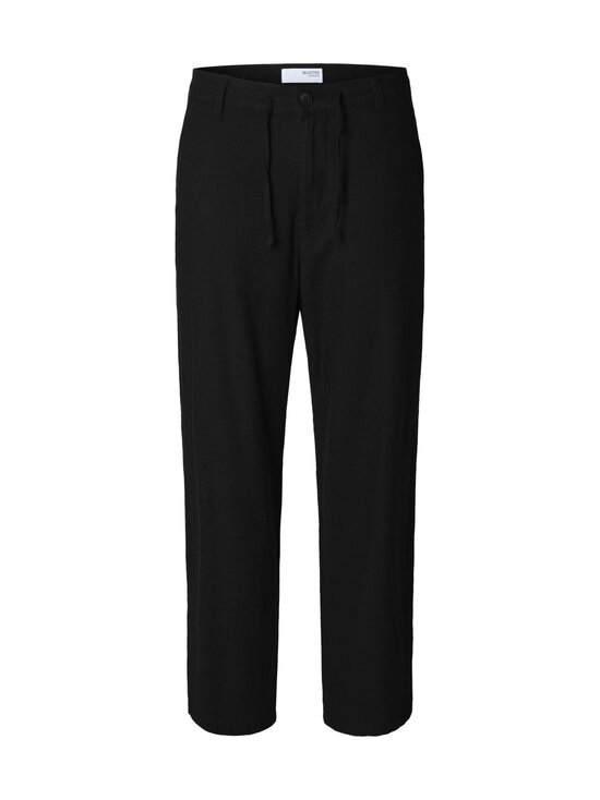 Selected - Püksid Brody Loose Linen Blend - BLACK | Stockmann - photo 1