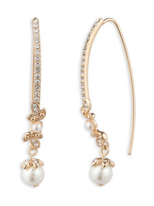 Marchesa - Crown of Pearls Orbital -helmikorvakorut - GLD/WHITE | Stockmann