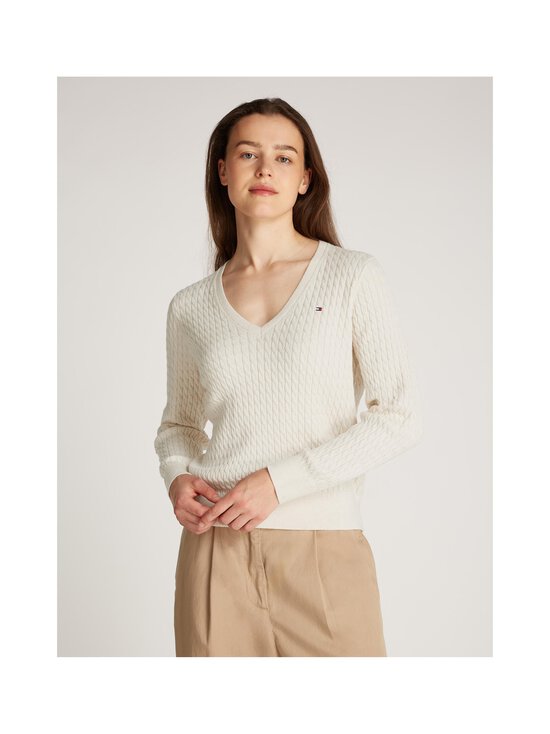 Tommy Hilfiger - Palmikkoneule - 0F5 HEATHER IVORY PETAL - photo 3 Tommy Hilfiger - Palmikkoneule - 0F5 HEATHER IVORY PETAL | Stockmann - photo 3