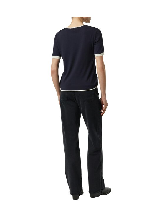 Comma - Short Sleve -neule - 5976 NAVY WITH OFF WHITE | Stockmann - photo 3